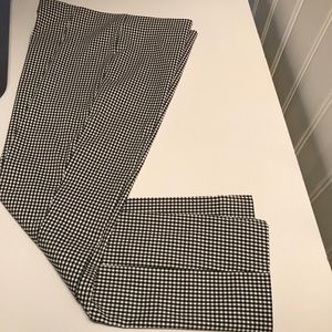 Black and white checkered pants